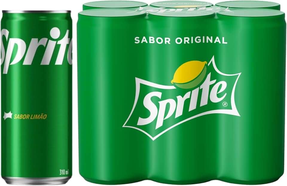 Refrigerante Sprite Original Lata 310ml – Pack com 6 Unidades