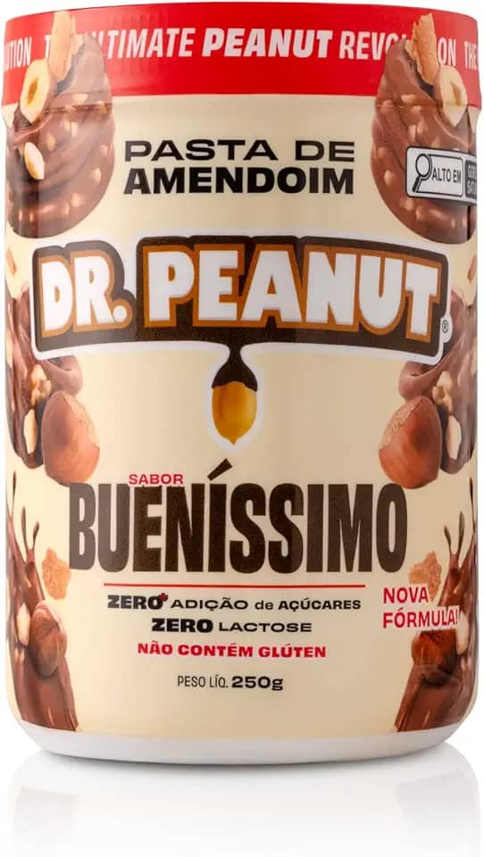 Dr. Peanut Pasta de Amendoim Bueníssimo 250g - Com Whey Protein