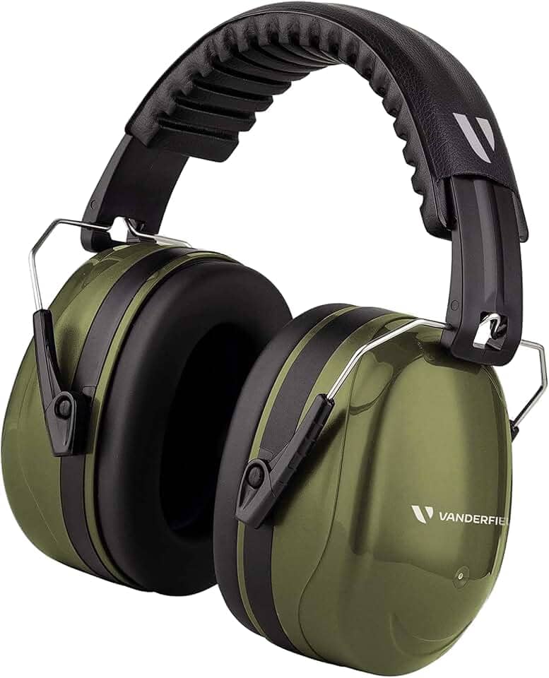 Vanderfields Ear Defenders Adultos, Certificado 33dB UKCA, Proteção de Ouvido para Trabalho, Cancelamento de Ruído para Autismo, Faça Você Mesmo, Corte, Construção, Tiro, Protetores de Ouvido, Fones
