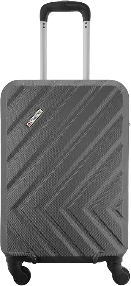 Mala de Bordo 10kg ABS 4 Rodas 360 Cadeado Gladiador Essential D2MB (Grafite)