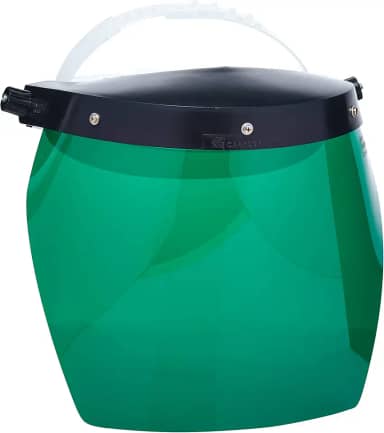 CARBOGRAFITE Protetor Facial Verde 8' Sem Catraca Carbografite 010230510 Verde