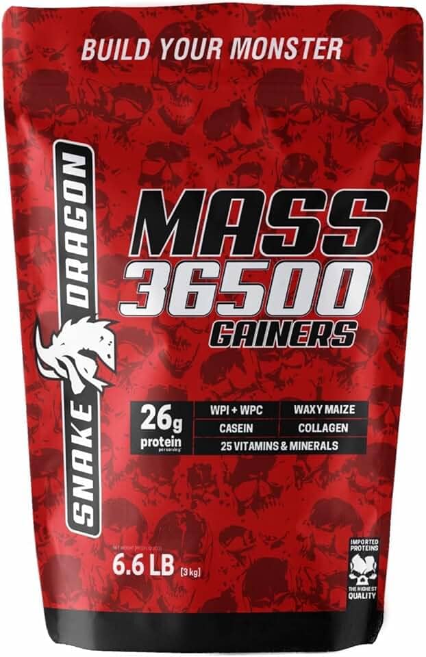Hipercalorico Refil 3Kg Mass 36500 Gainers Whey Isolado Concentrado (3Kg, Mousse de Morango)