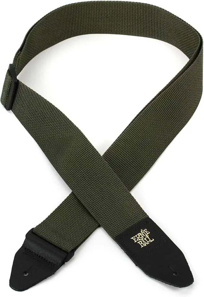 Alça para guitarra Ernie Ball PolyPro P04048, Olive