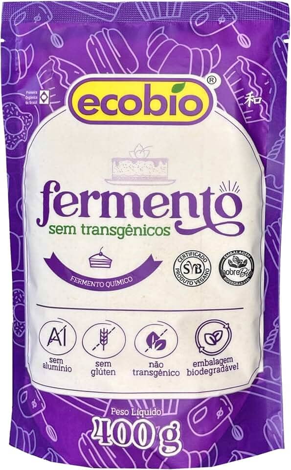ECOBIO - Produtos Orgânicos. Fermento Não Transgênico para Bolos e Torstas