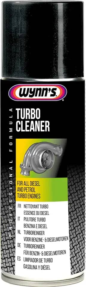 Wynn's Aditivo de spray Turbo Cleaner para limpeza e desbloqueio de turbocompressores sujos