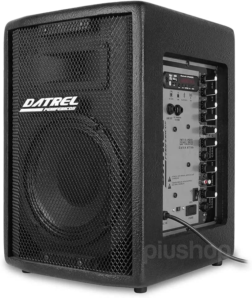 CAIXA DE SOM ATIVA 8" 150W DATREL BLUETOOTH PROFISSIONAL