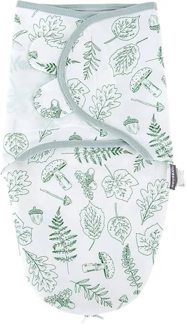 HOUSBAY Cobertor para bebês meninos e meninas, super macio, 100% algodão, recém-nascidos, ajustáveis, para 3 a 6 meses, saco de dormir com zíper bidirecional, 1 pacote