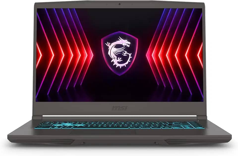 MSI Notebook para jogos Thin A15 39.6 cm 144Hz FHD FHD: Ryzen 5-7535HS, NVIDIA Geforce RTX 3050, 16GB DDR5, SSD NVMe 512GB, WiFi 6E, Bluetooth 5.3, Win 11: Preto B7UC-473US