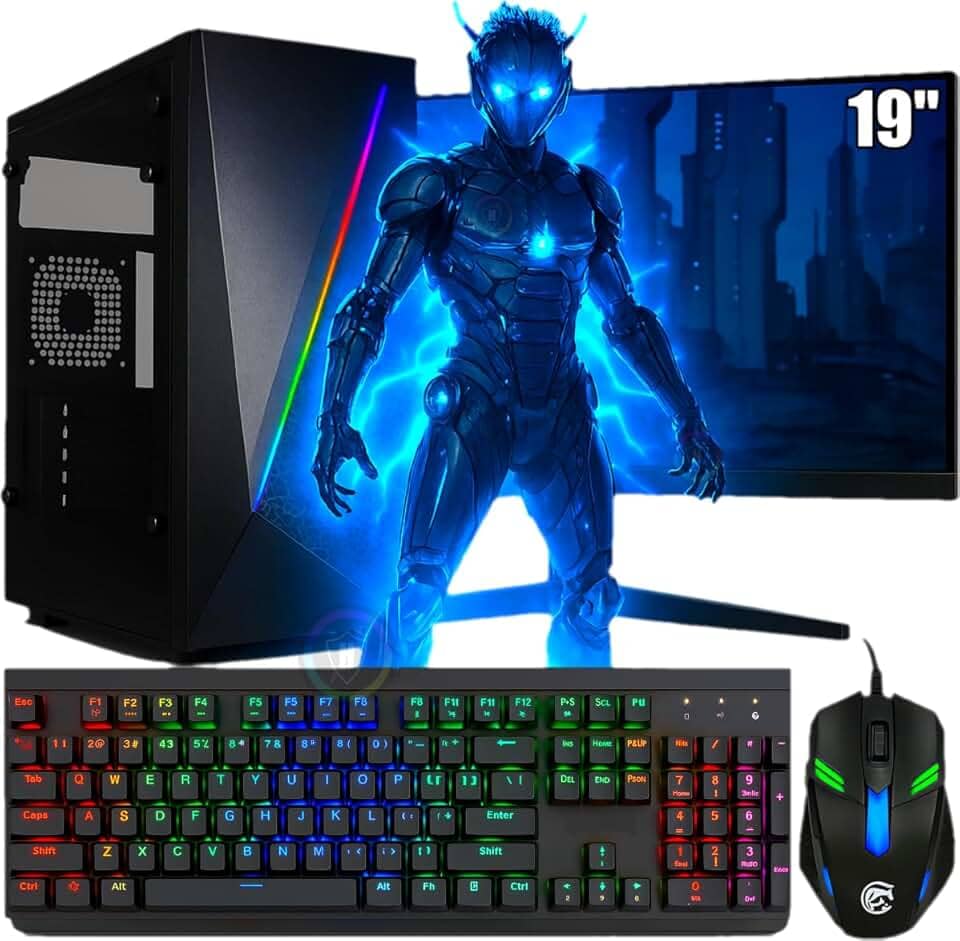 PC GAMER COMPLETO CPU 4.2GHZ / PLACA VIDEO 2GB / 16GB RAM/SSD 480GB (16GB RAM + SSD 480GB)