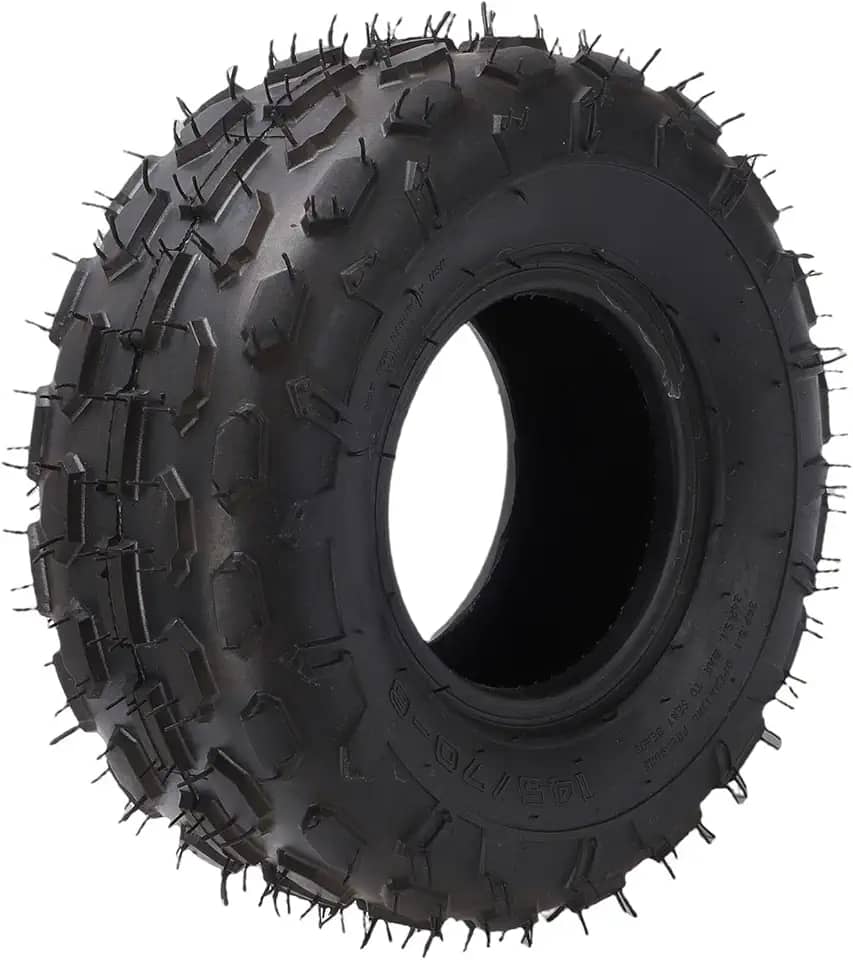 Acouto 145/70-6 Pneu Sem Câmara de Ar de Borracha de Alta Resistência Multifuncional Go Kart Substituição de Pneu para