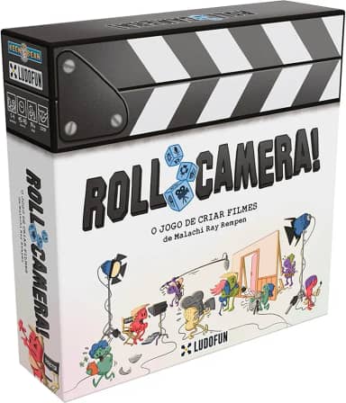 Galápagos, Roll Camera!, Jogo de Tabuleiro para Amigos, 1 a 4 jogadores, 45 a 90 min