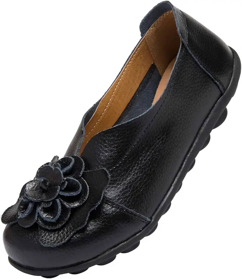 Mocassins sem cadarço para mulheres, confortáveis, para caminhada, trabalho, para dirigir à noite, ir ao escritório, fazer compras em pé