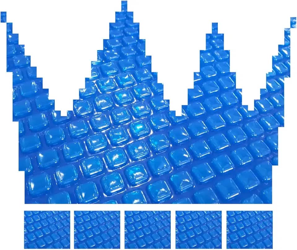 Lona Capa Termica Para Piscina 6x3 Manta Plastica 300 Micras Cores:Azul