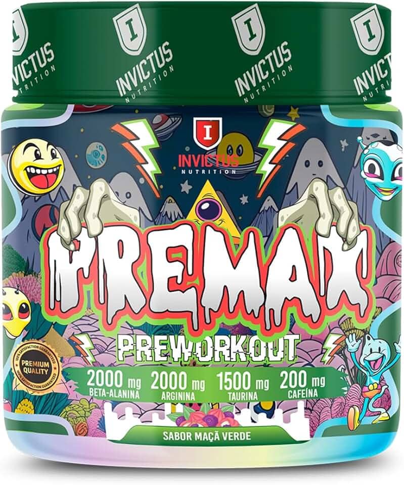 Pré-Treino Pré-Max Pote 300g Maçã Verde + Energia, Foco e Resistência Nos Treinos