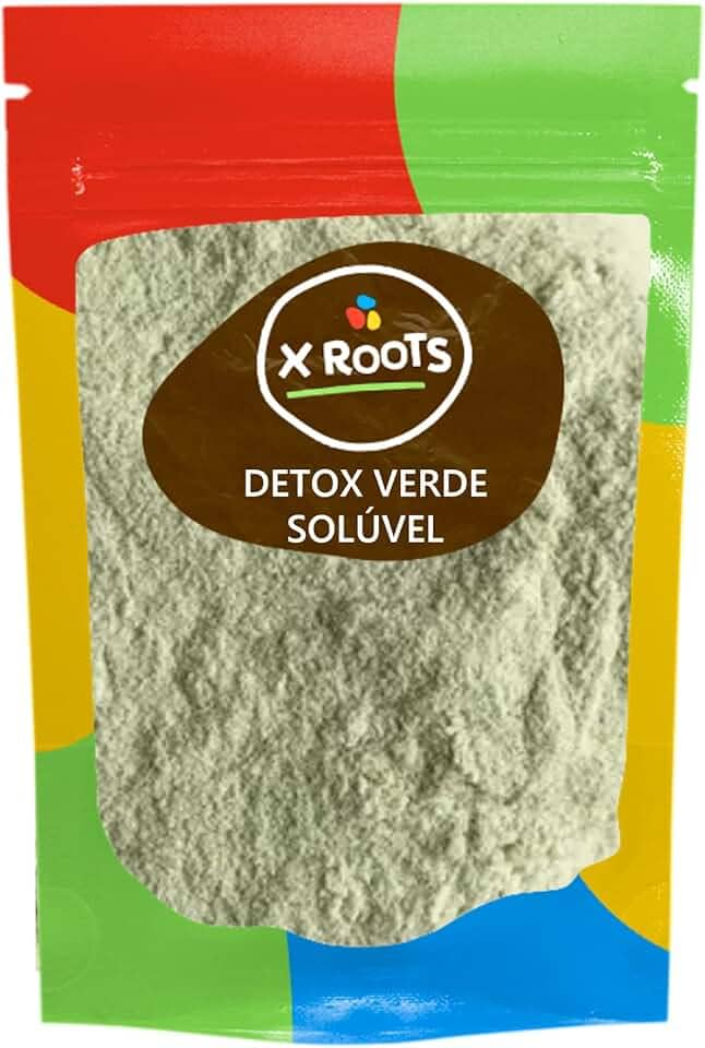 Detox Verde Solúvel Ajuda Inflamação 500gr - X Roots