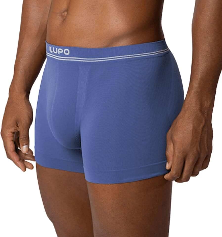 Cueca Boxer Lupo Sem Costura Microfibra Poliamida Masculina Original