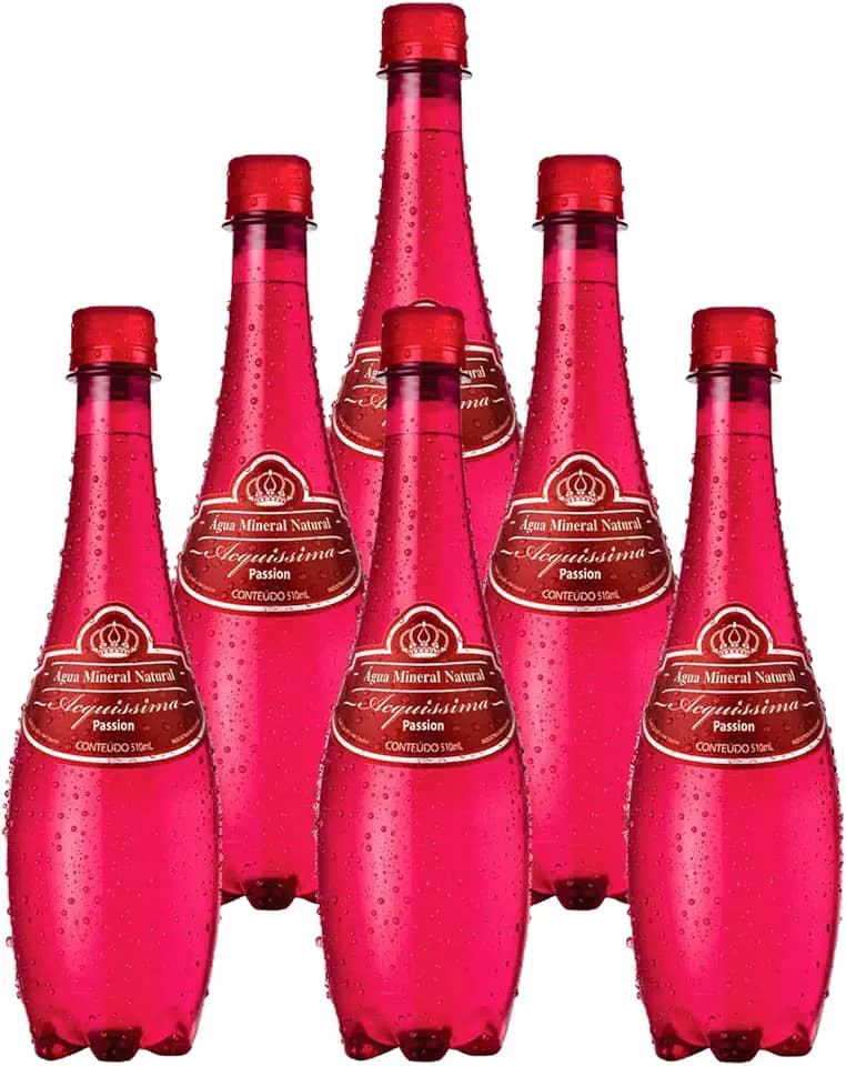 Água Mineral com Gás Acquíssima 510ml 6 Unidades