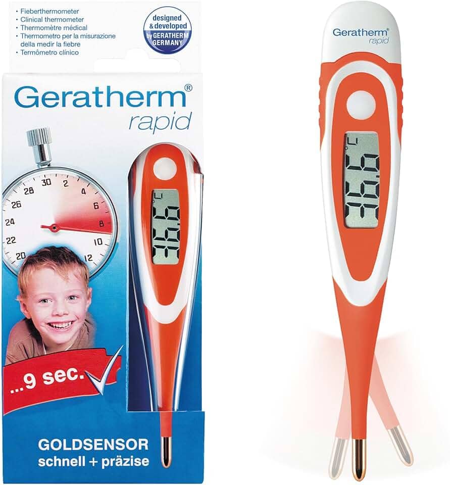 Termômetro Rapid, Geratherm, Laranja, Único