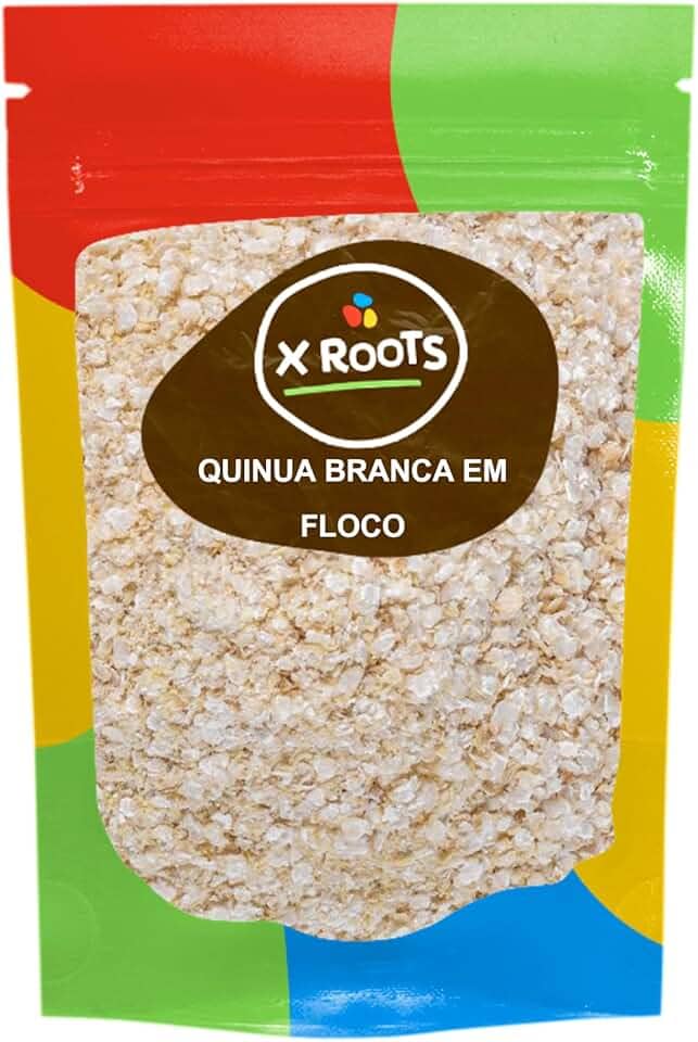 Quinua Quinoa Branca em Flocos Premium Importada 1kg - X Roots