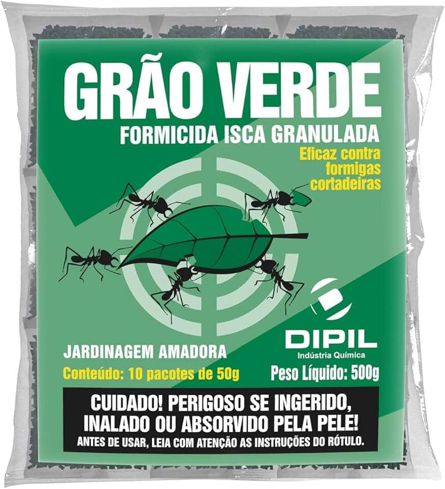 Formicida Dipil Grão Verde para Jardim - 500g