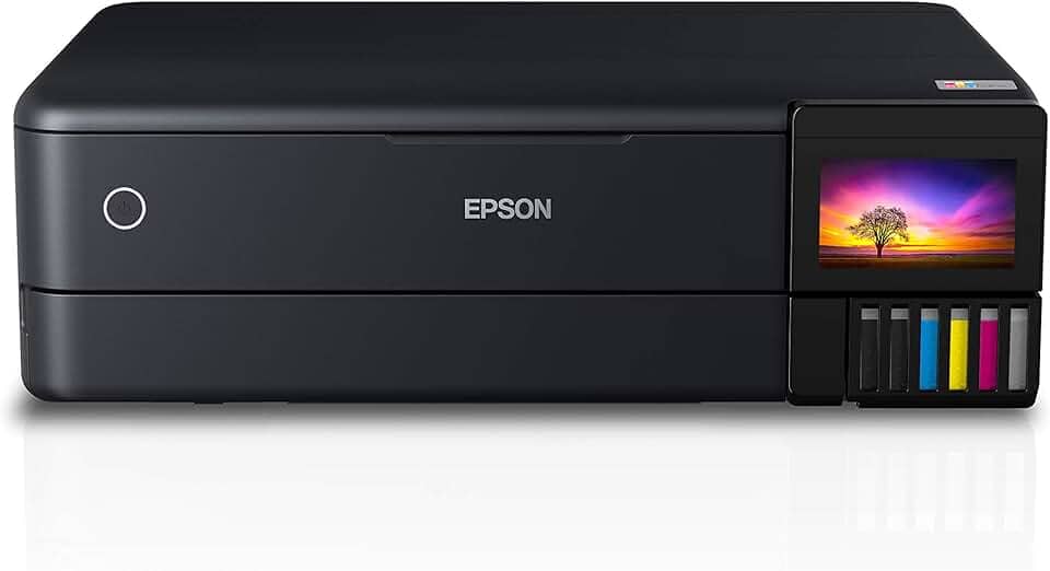 Multifuncional Epson EcoTank L8180 - Tanque de Tinta Fotográfica, 6 cores, Formato A3+, Wi-Fi Direct, Ethernet, 110V
