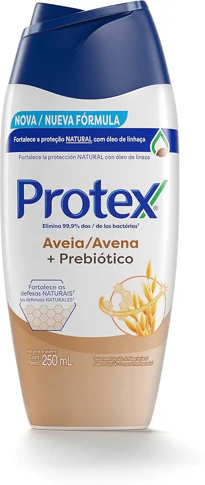 Protex Sabonete Líquido Antibacteriano para Corpo Aveia 250ml