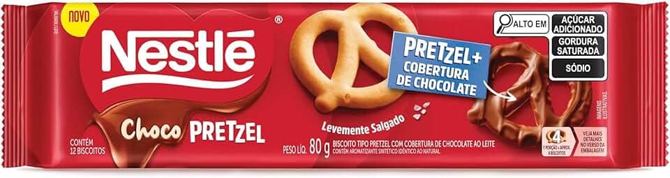 Nestlé Biscoito Chocopretzel ao leite 80g
