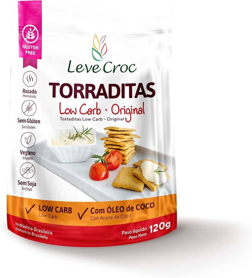 Torraditas Low Carb Original 120g - Leve Croc