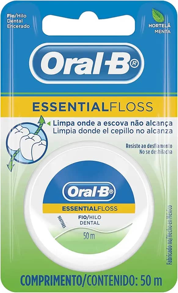 Oral-B Essential Floss Fio Dental, 50 m, 1 Unidade