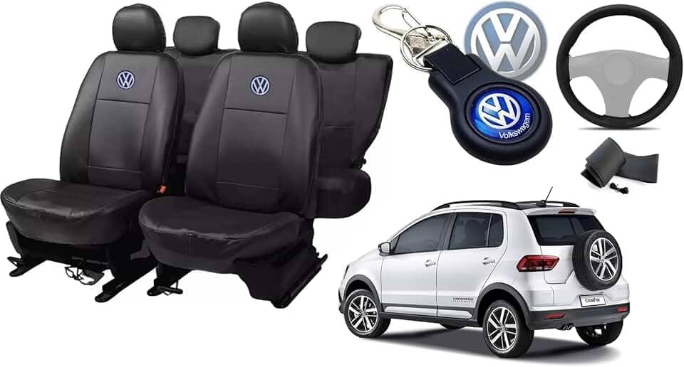 Capa de couro para o banco crossfox 2003-2022 proteção impermeável