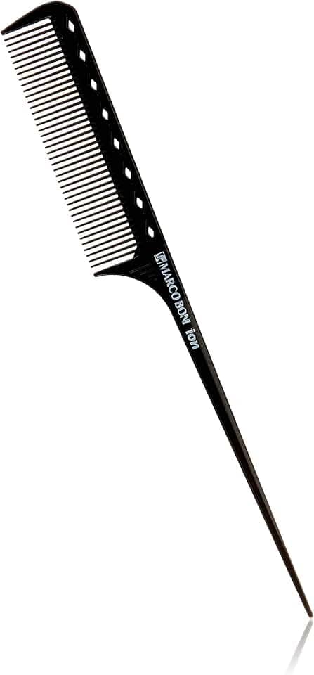 Pente Profissional Ionizado com Cabo Pontiagudo Dentes Finos, 0043, Marco Boni, Cores Sortidas, 1 unidade