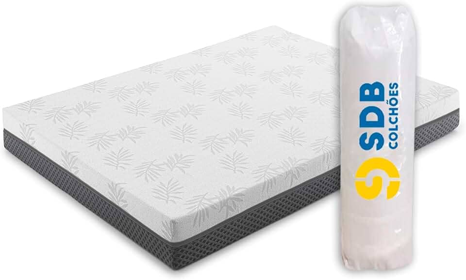 Colchão Queen De Molas Ensacadas 158x198x20cm D33 SDB Colchões (Cinza)