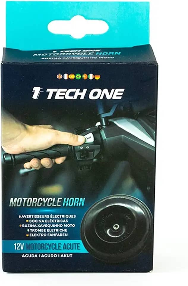 Buzina P/Moto 12v Xavequinho 2 Terminais Agudo 1 Unidade Tech One - PW-E-3007