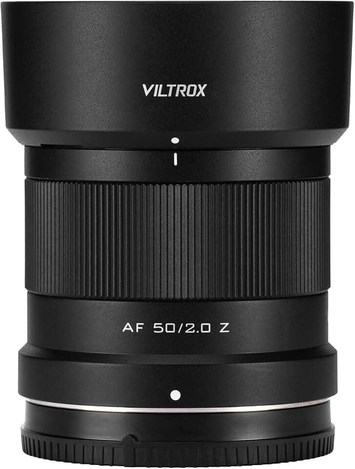 VILTROX Lente 50 mm F2 Full Frame para Nikon Z, AF 50 mm f/2 Z Standard Prime Large Aperture para montagem Nikon Z, lente Z Ultra-Compact z Mount para Z8, Z9, Z6, Z7, Z6 II, Z7 II, Z5, Z50, ZF e Z30