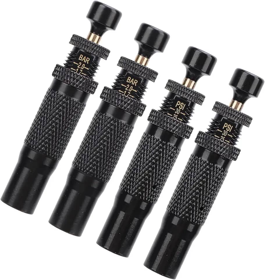 HEEPDD Ferramentas de Reparo de Pneus Parada Automática Parafuso de 10-30 PSI na Ferramenta de Ar para Baixo do Pneu para Caminhões Off Road 4x4 SUVs UTVs Kit de Válvula Deflatora de 4 Peças