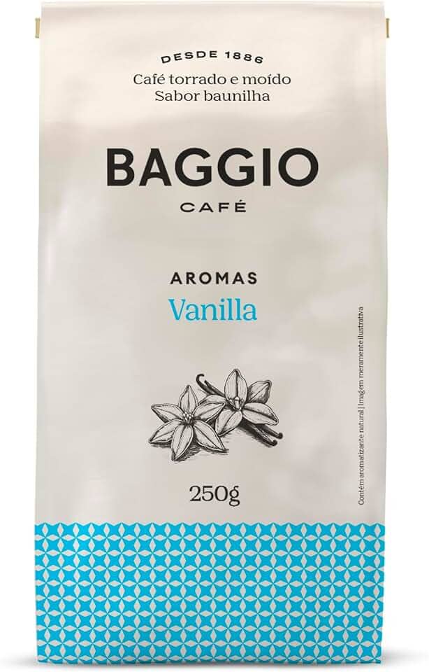 Café Baggio Torrado E Moido Aroma De Vanilla 250g