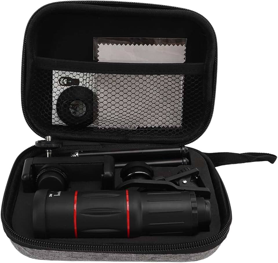 Lente teleobjetiva de alta potência HD 28x, lente olho de peixe ultra grande angular de 198 graus para smartphones de celular