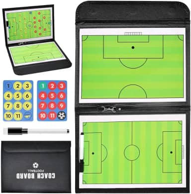 Kit Prancheta Quadro Tática Magnética Para Campo De Futebol (Futebol, única)