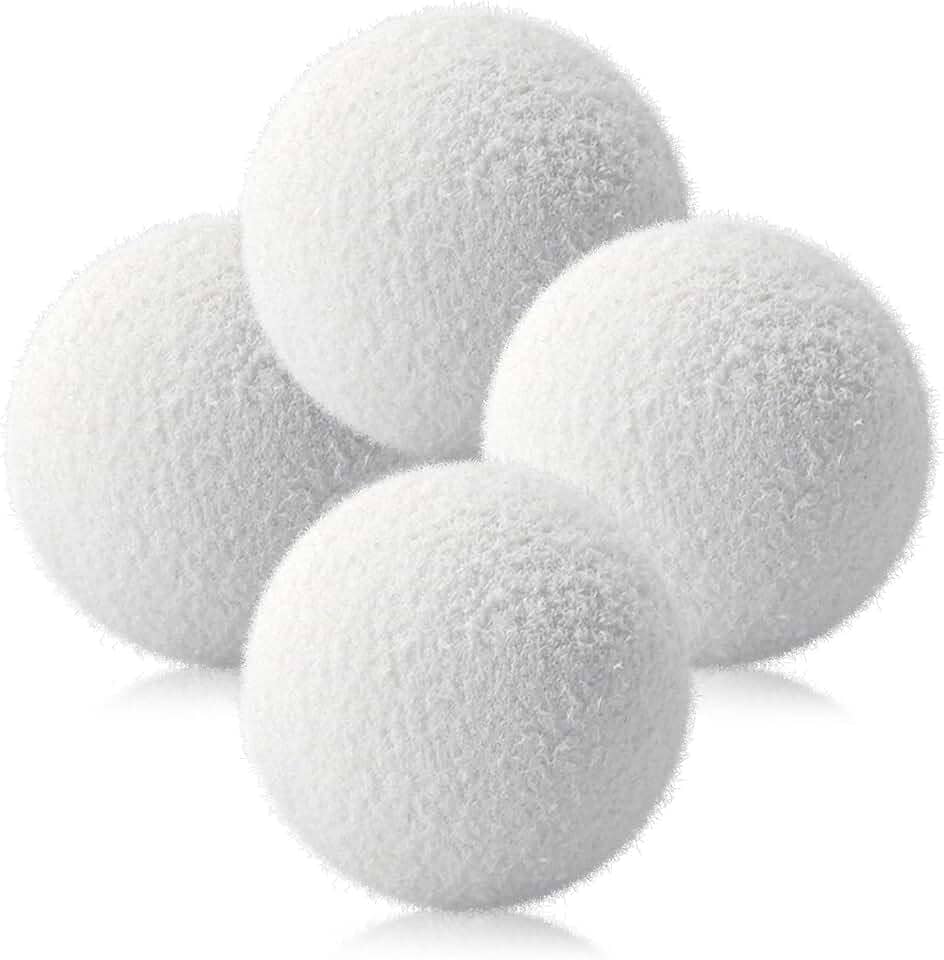 Pacote com 4 bolas absorventes de escória para banheira de hidromassagem de spas, bola absorvente de espuma de hidromassagem de 7,6 cm, absorvente de óleo de esponja de piscina reutilizável