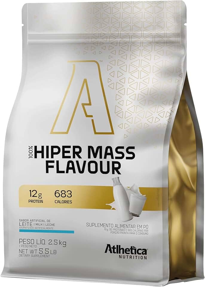 Hipercalórico 100% Hiper Mass Flavour 2,5 Kg Sabor Leite