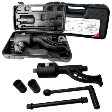 Desforcímetro, Multiplicador De Torque 1:58 – 5800Nm (590 Kgf.m) com Maleta e Soquetes de Impacto 32mm e 33mm