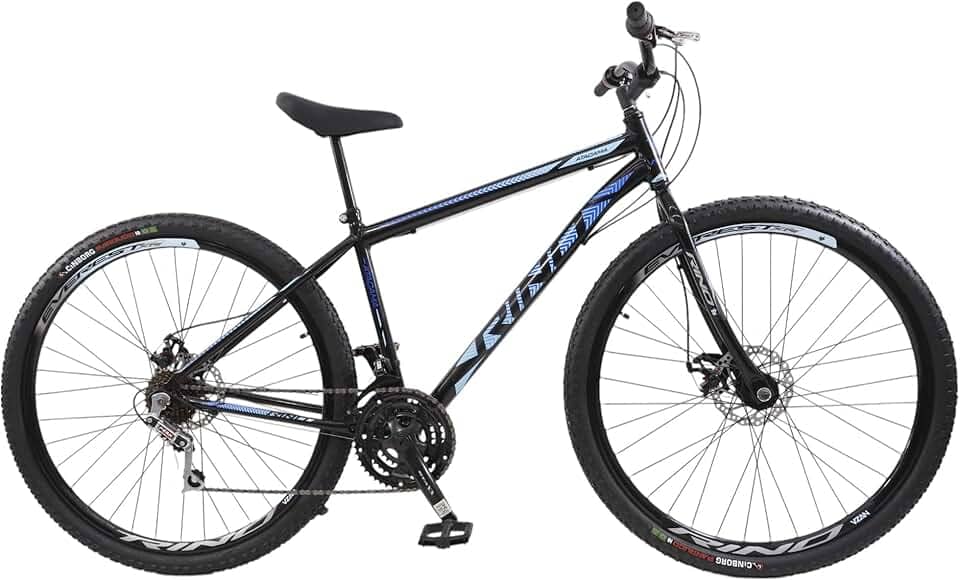 Bicicleta Aro 29 Rino Atacama 21v Aço Carbono Freio A Disco