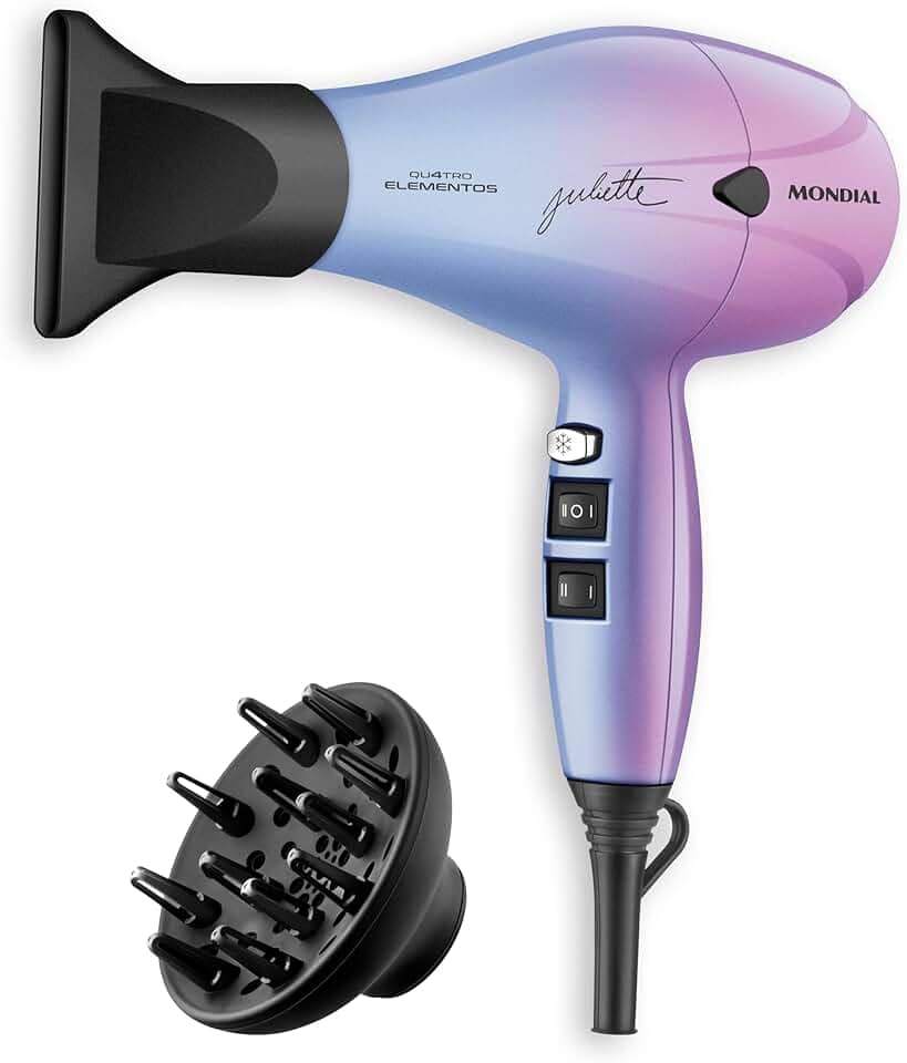 MONDIAL Secador de Cabelo By Juliette, Duo Colors, 2000W, 220V - SCP-JU-03