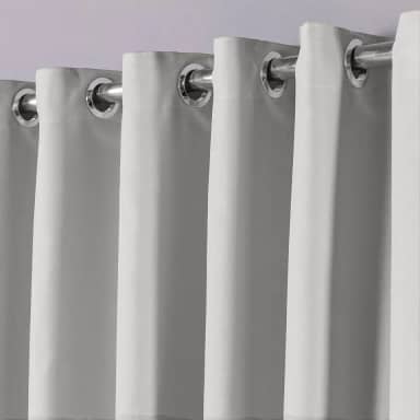 Cortina em Tecido Blackout 2,80 m x 2,30 m Corta Luz Para Sala, Quarto, Escritório (Gelo)