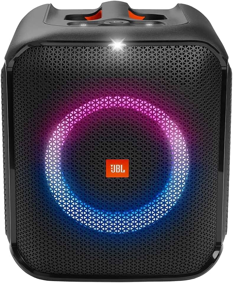 JBL, Caixa de Som Bluetooth, PartyBox Encore Essential, Show de Luzes, Resistente À Água - Preto