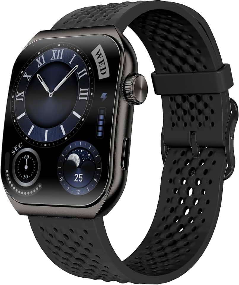 Relógio Inteligente Smartwatch Feminino Masculino, com Tela AMOLED, AI ChatGPT, Chamadas Bluetooth, 150+ Monitoramento Esportivo, Chamadas Bluetooth,Relogio smartwatch iphone