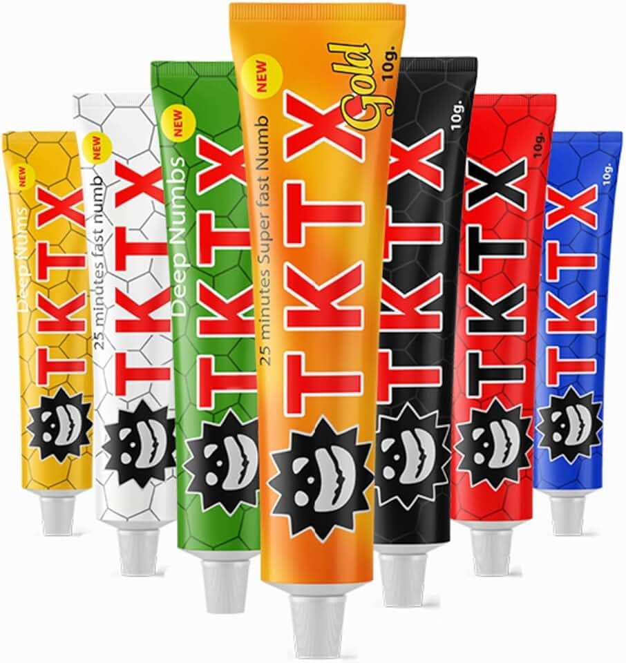 Pomada para tatuagem, 6-8 horas de força máxima com Aloe Vera, vitamina E, lecitina (100% ORIGINAL DA MARCA LACRADA COM SELO)