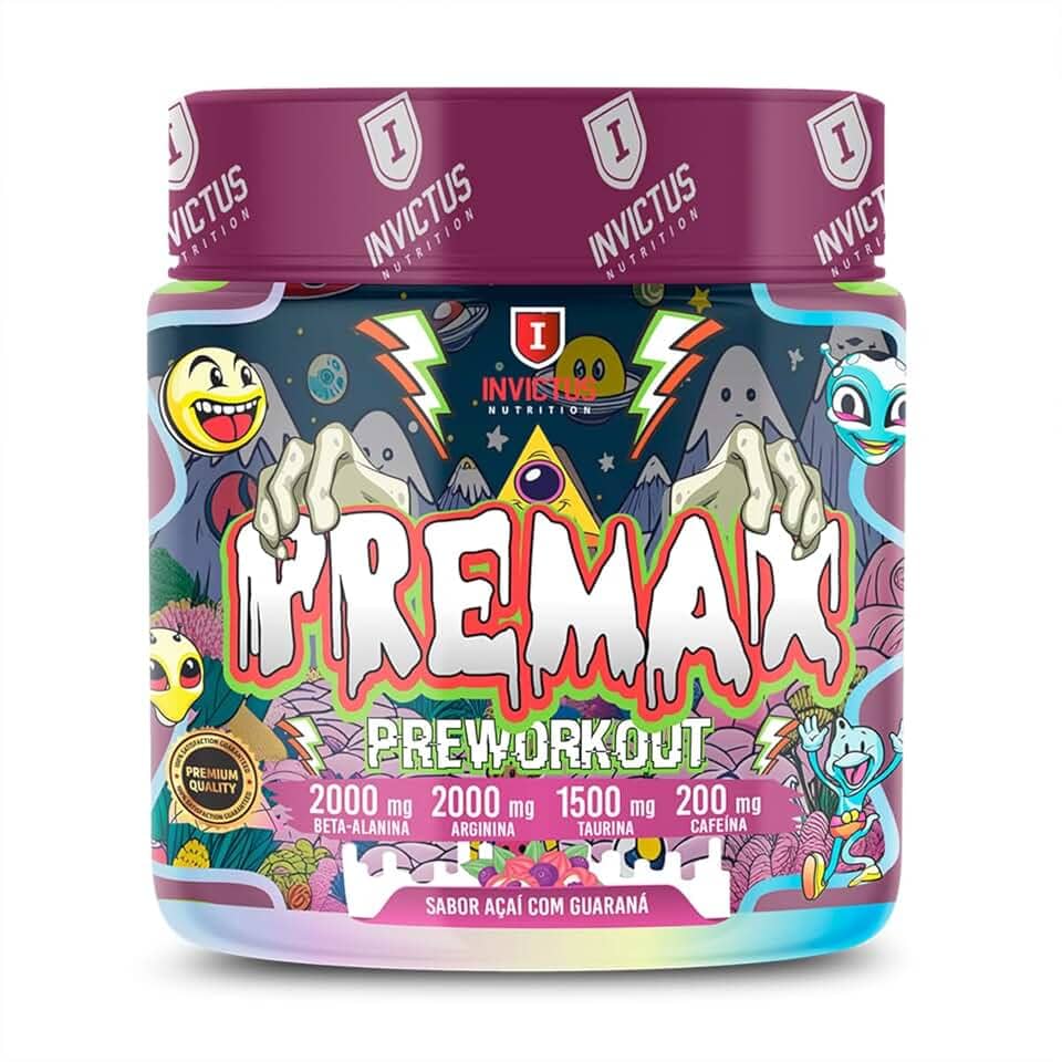 Pré-Treino Pré-Max Pote 300g Açaí com Guaraná + Energia, Foco e Resistência Nos Treinos