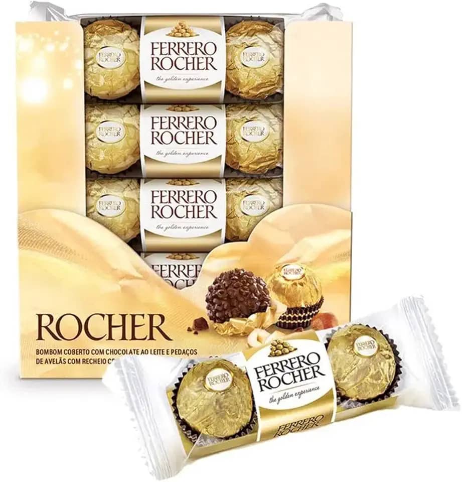 Chocolate Bombom Ferrero Rocher C/48 - Ferrero