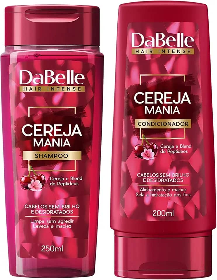 DaBelle Kit Cereja Mania Shampoo 250ml + Condicionador 200ml